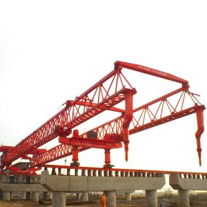 5m/Min Traveling 100T Concrete Box Girder Launcher Crane
