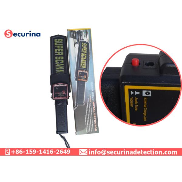 Buy Hand Held Security Metal Detector Wand Audio Alert / LED Indicator With Three Buttons at wholesale prices