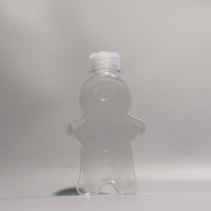 500ml Reusable Clear Plastic PET Water Bottles With Aluminum / Plastic Caps