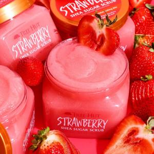250ml Tree Hut Strawberry Shea Sugar Scrub Salt Exfoliating Antioxidants