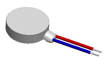 7mm 0720 Low Current Micro Vibration Motor , Earphone Bluetooth Vibration Motor