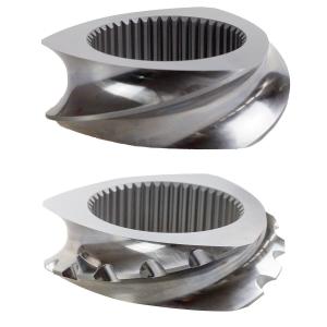 JSW Steel Works Twin Screw Extruder Screw Elements for Pet Food Industry