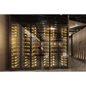 China Wine Cabinet Custom Solid Stainless Steel Arched on sale