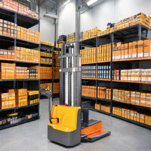 Electric Pallet Stacker 1 Ton 3.5m Self Loading Lifting Stacker Pallet Truck