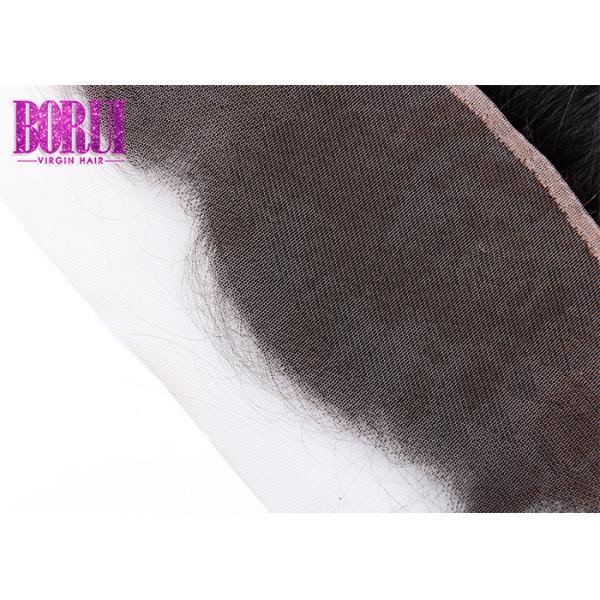 Ear To Ear Human Hair Lace Frontal Closure Straight Indian Environmentally Friendly