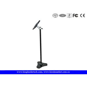 Security Ipad Kiosk Enclosure Rotatable Bracket , Triangle Base