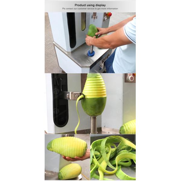 1.0KW 90KG Small automatic pumpkin papaya pineapple cantaloupe peeler Commercial fruit peeler equipment