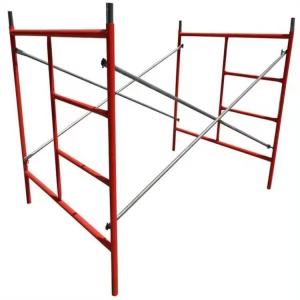 Construction Materials Frame Scaffolding Step Style Yellow Pre-Galvanized Q235