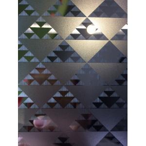 China manufacturer 3D combination craft mirror hairline stainless steel sheets