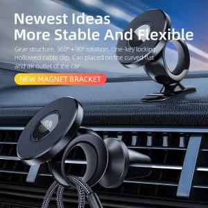 Mirror 360 Rotation N52 Magnetic Car Phone Holder Adjustable 6PCS