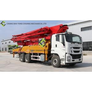 Six Countries Emission Standard 47 Meter Concrete Pump Truck With 3 Bridge