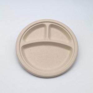 Divided Paper Biodegradable Disposable Plates 2-Compartment 3-Compartment