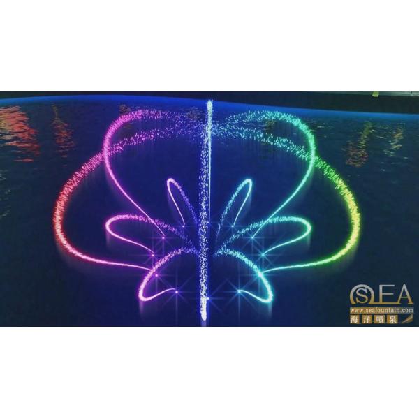 Large Outdoor Water Fountains 3D Digital Swing Nozzle