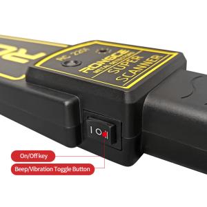 New Portable Handheld Metal Detector with Rechargeable Battery for Examination