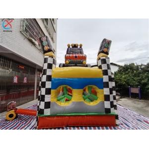 Commercial Giant Inflatable Obstacle Course Car Obstacle Course Bounce House