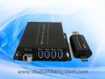 4Port compact USB3.0 over dual or single fiber extender to 250M for USB printer