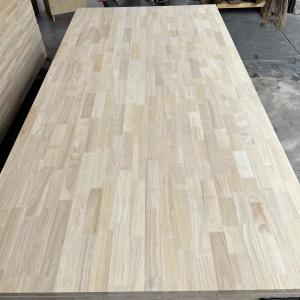 Practical Natural Rubber Wood Finger Joint Board Harmless Multiscene