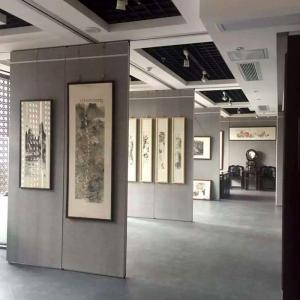 Aluminium Channel Sliding Door Folding Partition Walls For Gallery