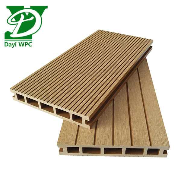 China Customizable Wood Plastic Composite Decking Wpc Decking Panel  Anti Mildew on sale China Customizable Wood Plastic Composite Decking Wpc Decking Panel  Anti Mildew on sale