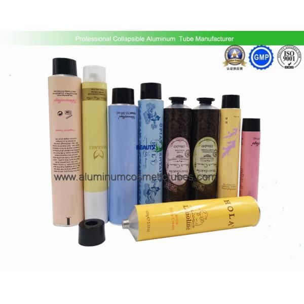 Buy 100% Recyclable Aluminum Squeeze Tubes 200ml Volume Silk Screen Printing at wholesale prices