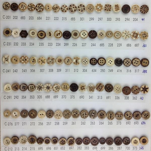 china factory round Eco friendly nature shell button 14L-54L coconut button