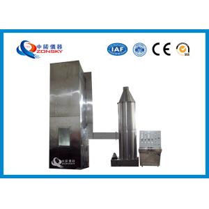 Quality IEC 60529 Flammability Testing Equipment , Bundled Cables Vertical Flammability Chamber for sale