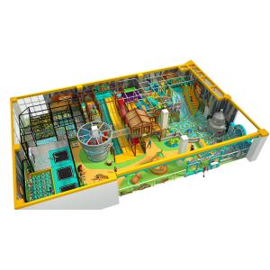 Indoor Play Structure for Kids with Slides and Ball Pits