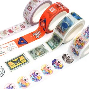 China Custom Single Sided Adhesive Japanese Printed Masking Washi Tapes on sale
