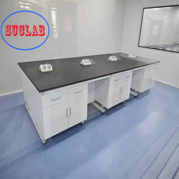 Buy Fireproof Laboratory Tables With Chemical Resistant Laminate Phenolic Resin Work Surface DTC105 DEG Hinges at wholesale prices