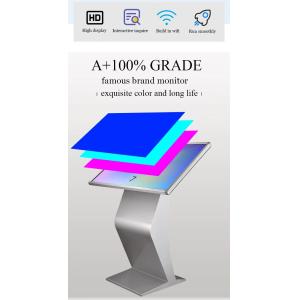 49 Inch Exhibition Hall Interactive Self Service Kiosk Vertical Touch Screen