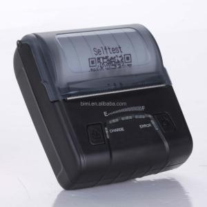 2021 80mm POS Thermal Receipt Printer for 1D/2D Barcode and 90mm/sec Black Print