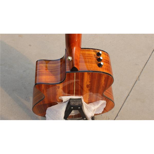 Top Quality koa wood cutaway acoustic electric guitar K24 model best guitars