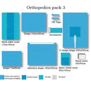 OEM Orthoarts Hip Pack Disposable Surgical Drapes 150x180cm