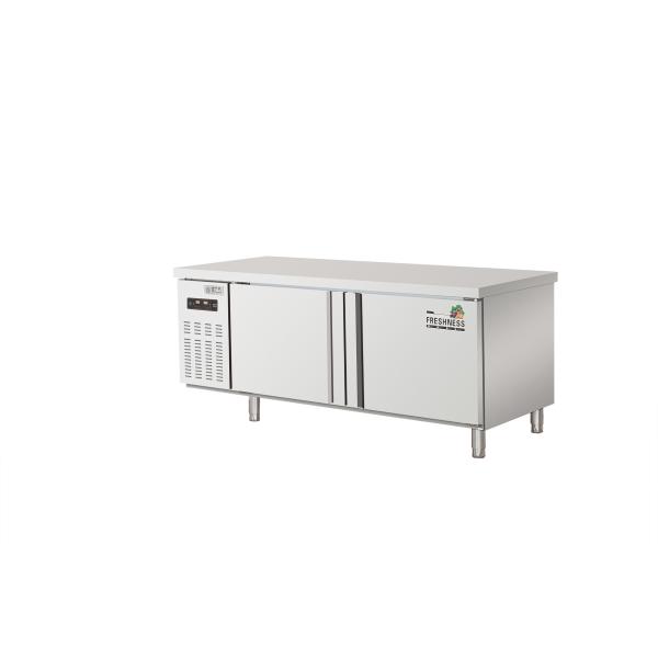 Buy 1.5m 1.8m Stainless Steel Pizza Table R134A 1800x800x800mm at wholesale prices