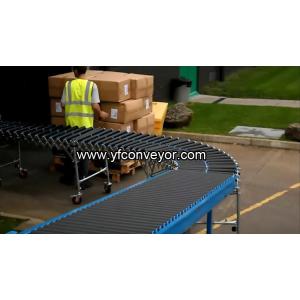 High Rise Expressway Telescopic Gravity Roller Unloading Conveyor
