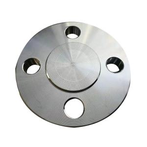 pn10 carbon steel blind flange for construction / electric power stations