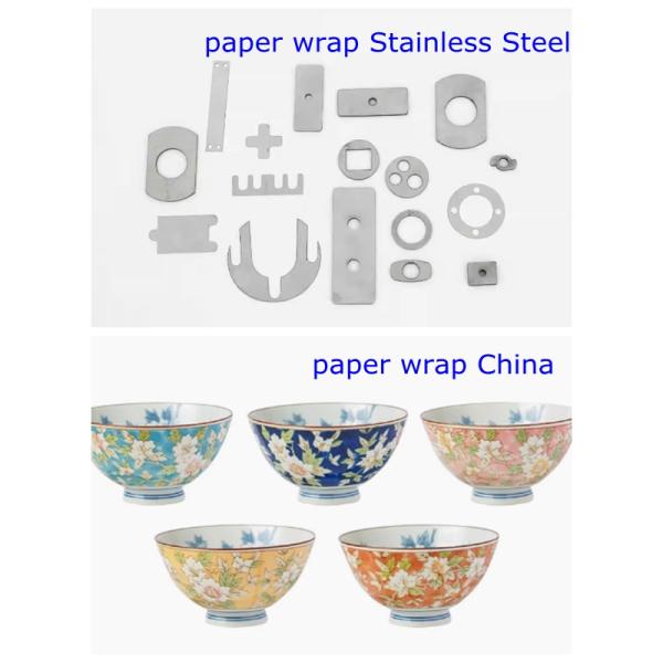 36gsm Moistureproof Unbleached Stainless Steel Liner Paper For Protect Glass Product 