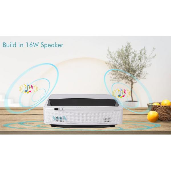 5000 Lumen Laser Projector WUXGA Resolution Ultra Short Throw Design for Bright Room Home Cinema
