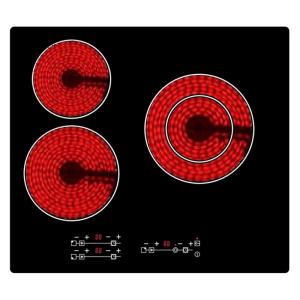 Sensor Touch Control 60Hz 3 Burner Ceramic Cooktop