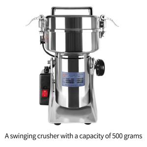 1400W 220V Electric Seasoning Grinder , Commercial Electric Grain Grinder
