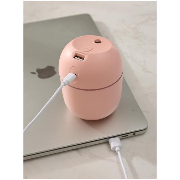 USB RGB Light Mini Car Water Drop Desktop Aromatherapy Air Humidifier for Household