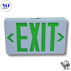 LED Emergency Exit Sigh Light With 5h Backup Fireproof Dustproof For Theaters