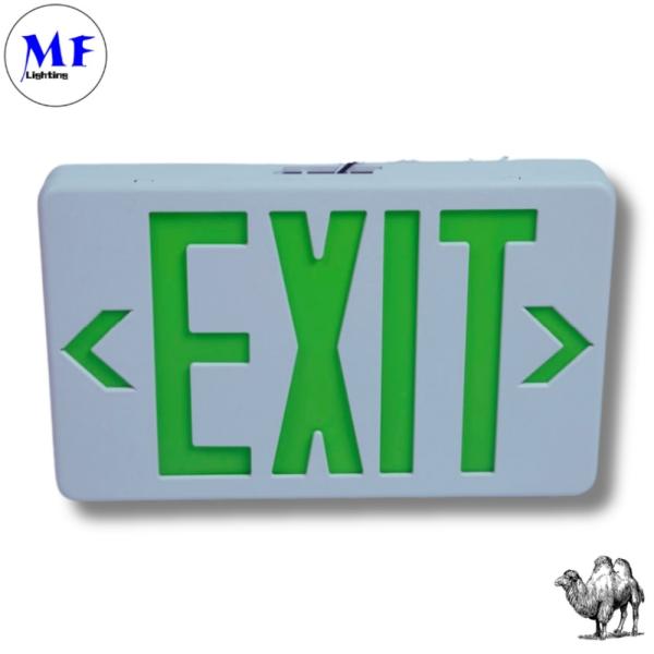 LED Emergency Exit Sigh Light With 5h Backup Fireproof Dustproof For Theaters