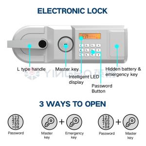 Durable Anti Theft Home Safe Box Fireproof Waterproof Customized