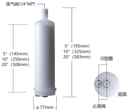 PRI Series Capsule Slurry Filter Cartridge for Lithium Battery Slurry Filtration