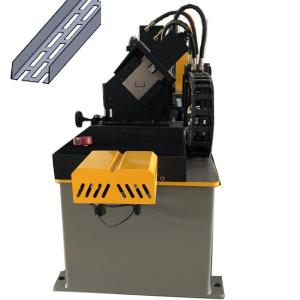 Metal U profile with holes rolling machine