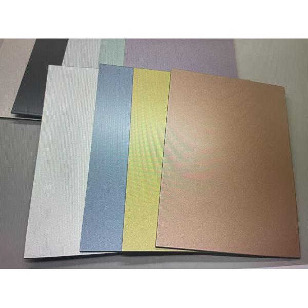 Buy Protective Nano-PVDF Coating Brushed Aluminum Composite Panel For Architectural Decorations at wholesale prices