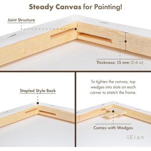 50x100cm Large Canvas Boards For Acrylic Pouring Oil Painting Dry & Wet Art