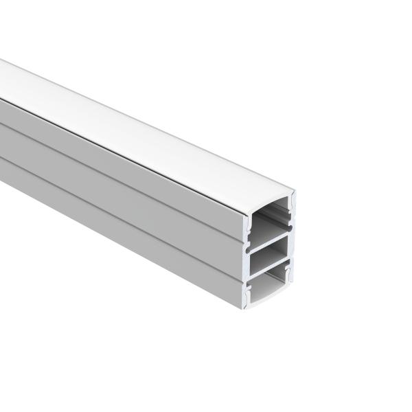 Buy Anodized IP20 Suspended Lighting LED Profile 100lm/w 17*24mm at wholesale prices