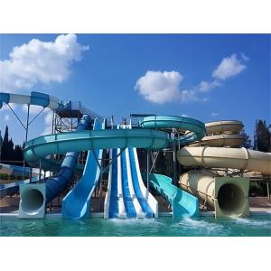 Water Park Aqua Playground Outdoor Games Pool Slide Fiberglass For Pool Sale